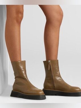 Wandler rosa boots brown/cognac size flatform